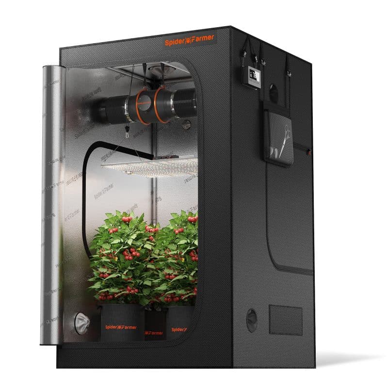 Spider Farmer® 4'x4'x6.5' (120x120x200cm) 1680D High Reflective Indoor Grow Tent