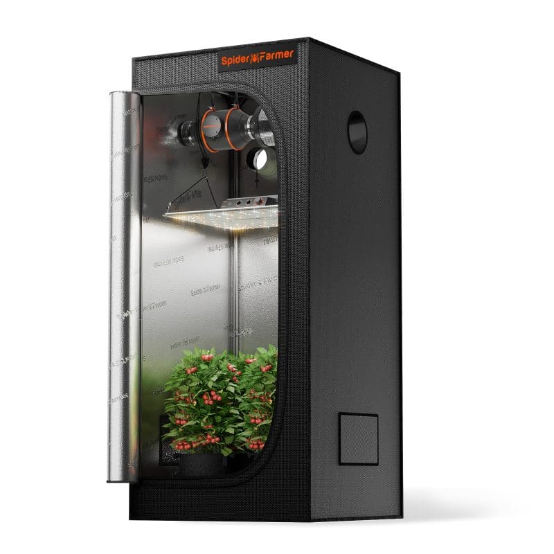 Spider Farmer® 2’x2’x5′ (70x70x160cm) 1680D High Reflective Indoor Grow Tent