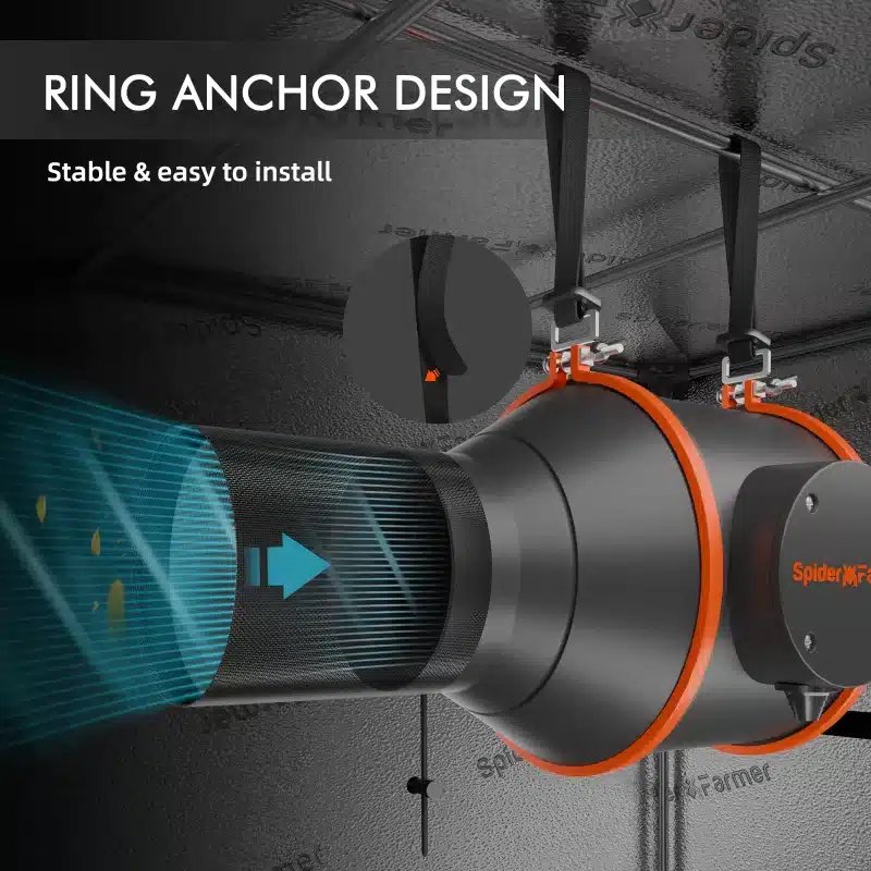 2025 Upgrade Spider Farmer® 2’x4’ Complete Grow Tent Kit丨SF2000 301H EVO Full Spectrum LED Grow Light丨6” Clip Fan丨4” Ventilation System with Speed Controller