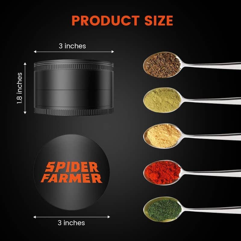 Spider Farmer® 3″ Grinder