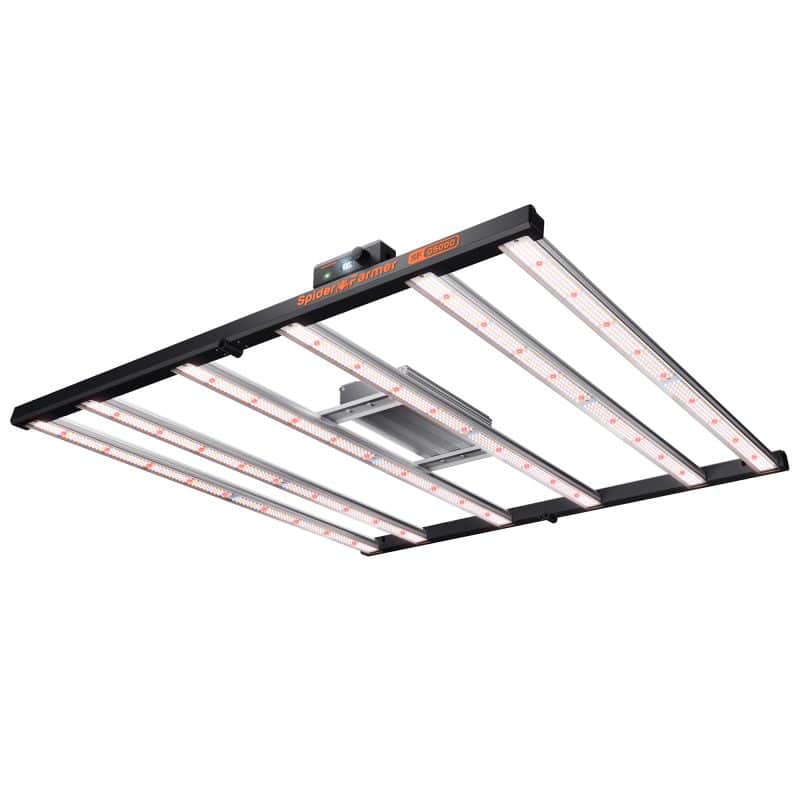 2025 Spider Farmer® G5000 480W WiFi & Bluetooth App-Controlled Dimmable Cost effective Full Spectrum High Yield Commercial LED Grow Light for 4X4 Grow Tent