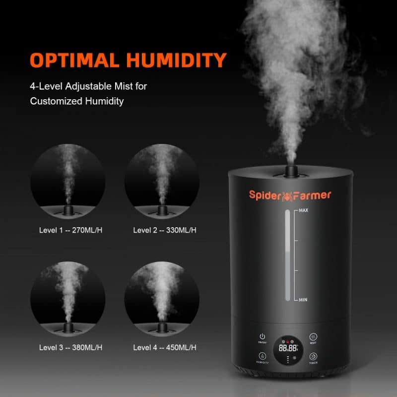 Spider Farmer® 6L Cool Mist Humidifier for Plants