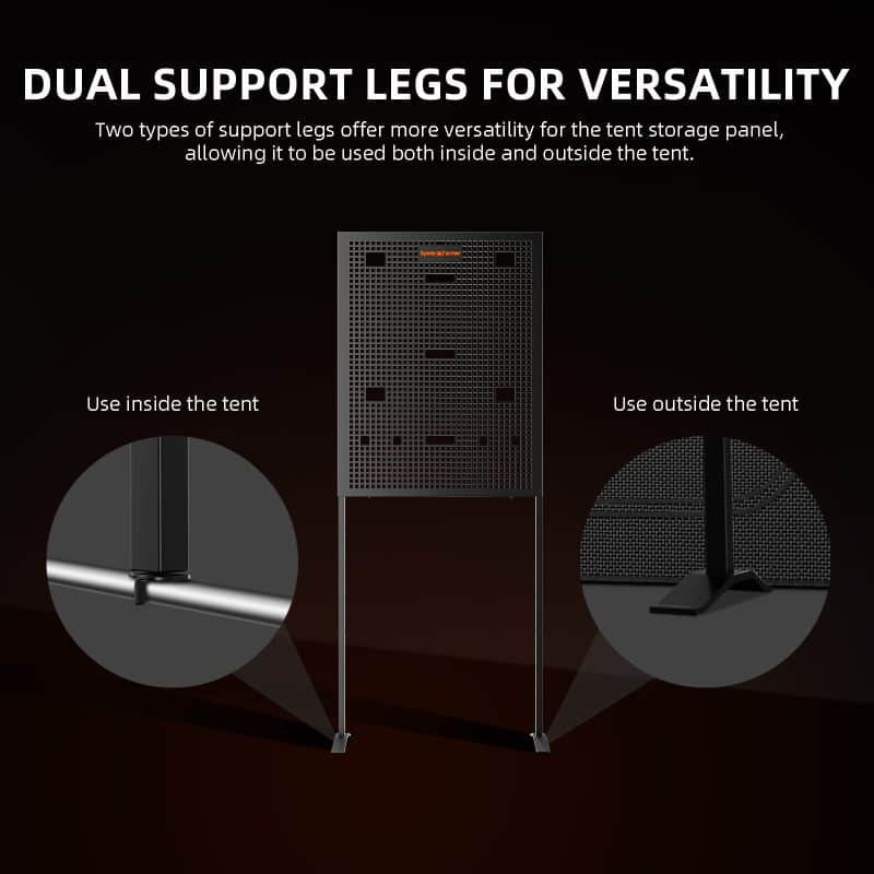 Spider Farmer® Grow Tent Gear Board Equipment and Cable Management System