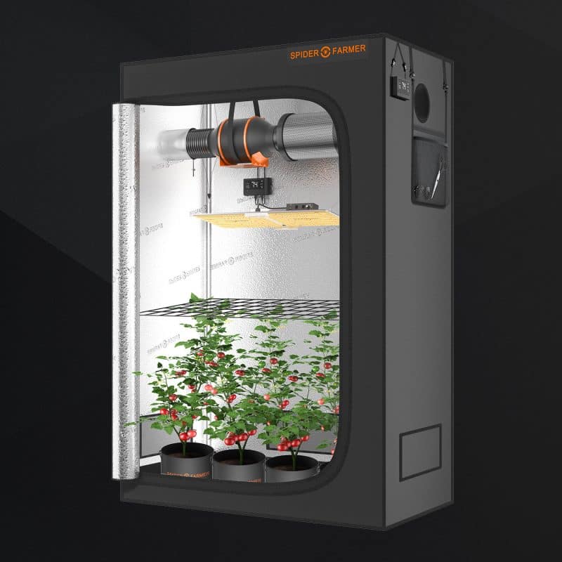 Spider Farmer® 3.9'x2'x5.9' (120cmx60cmx180cm) 1680D High Reflective Indoor Grow Tent