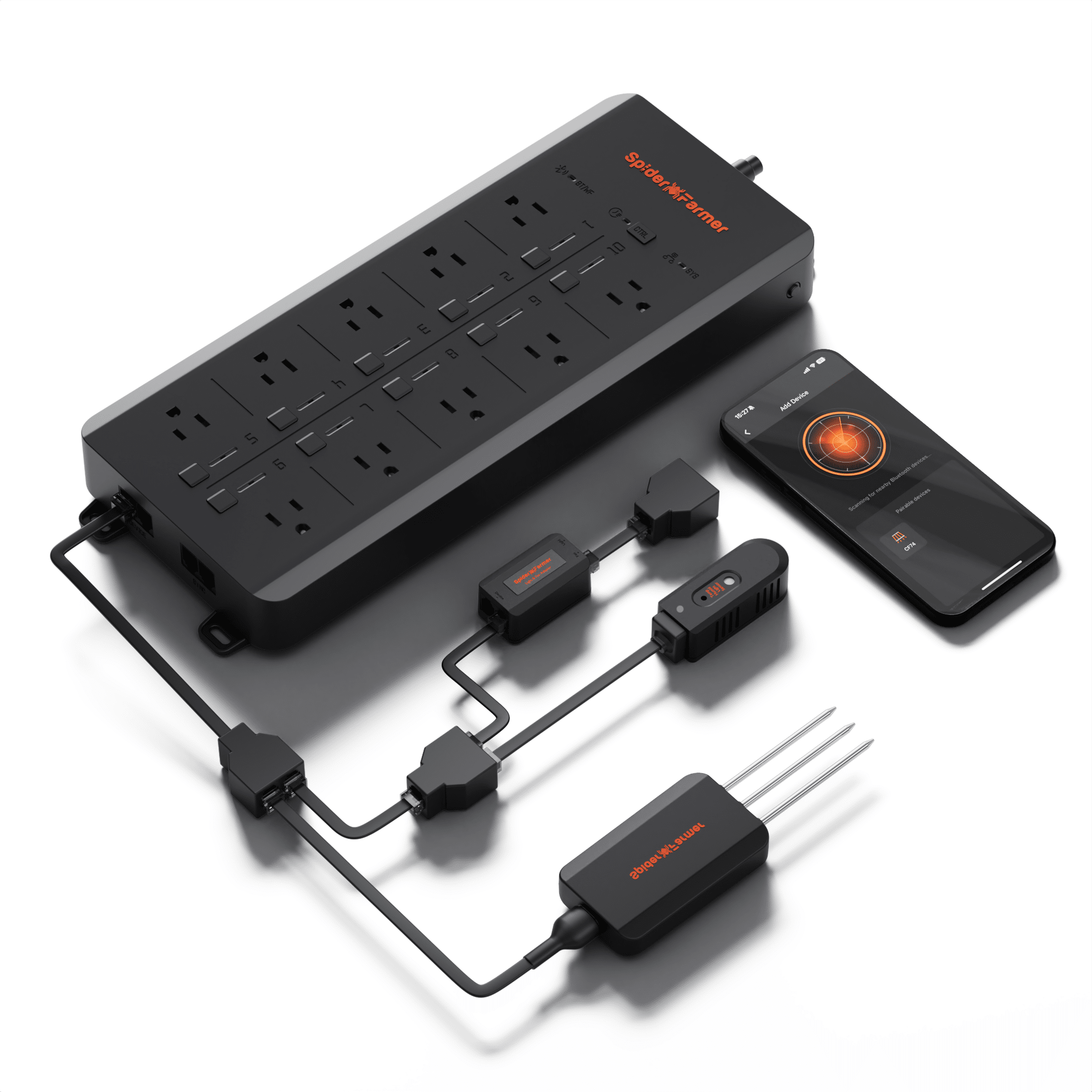 Pre-Order丨2025 GGS AC10 Power Strip Kits, App-Based Smart Controls for Grow Room and Tent