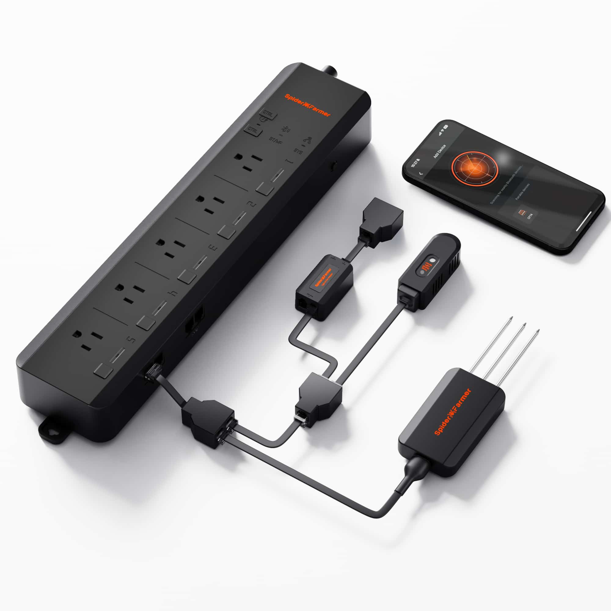 Pre-Order丨2025 GGS AC5 Power Strip Kits, App-Based Smart Controls for Grow Room and Tent